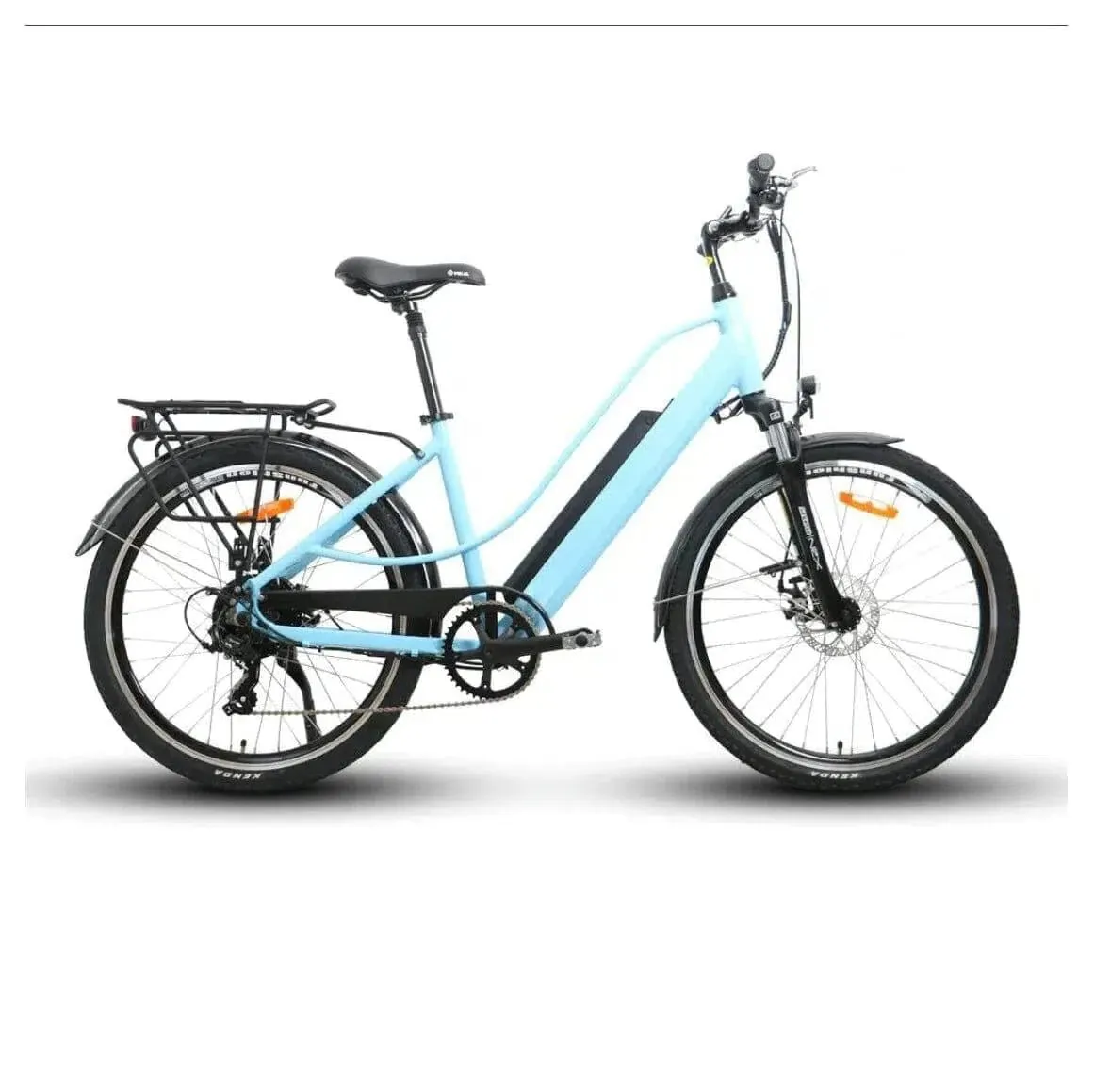 EUNORAU| E-TORQUE 48V500W Cruiser Step-Thru Electric Bike