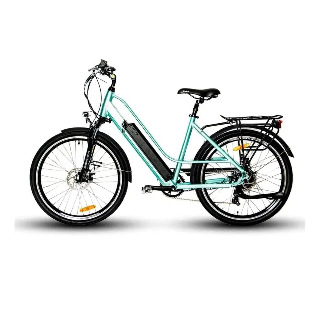 EUNORAU| E-TORQUE 48V500W Cruiser Step-Thru Electric Bike