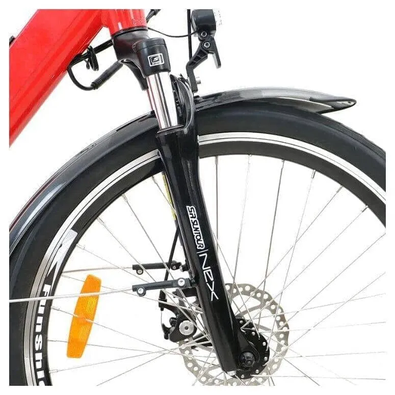 EUNORAU| E-TORQUE 48V500W Cruiser Step-Thru Electric Bike