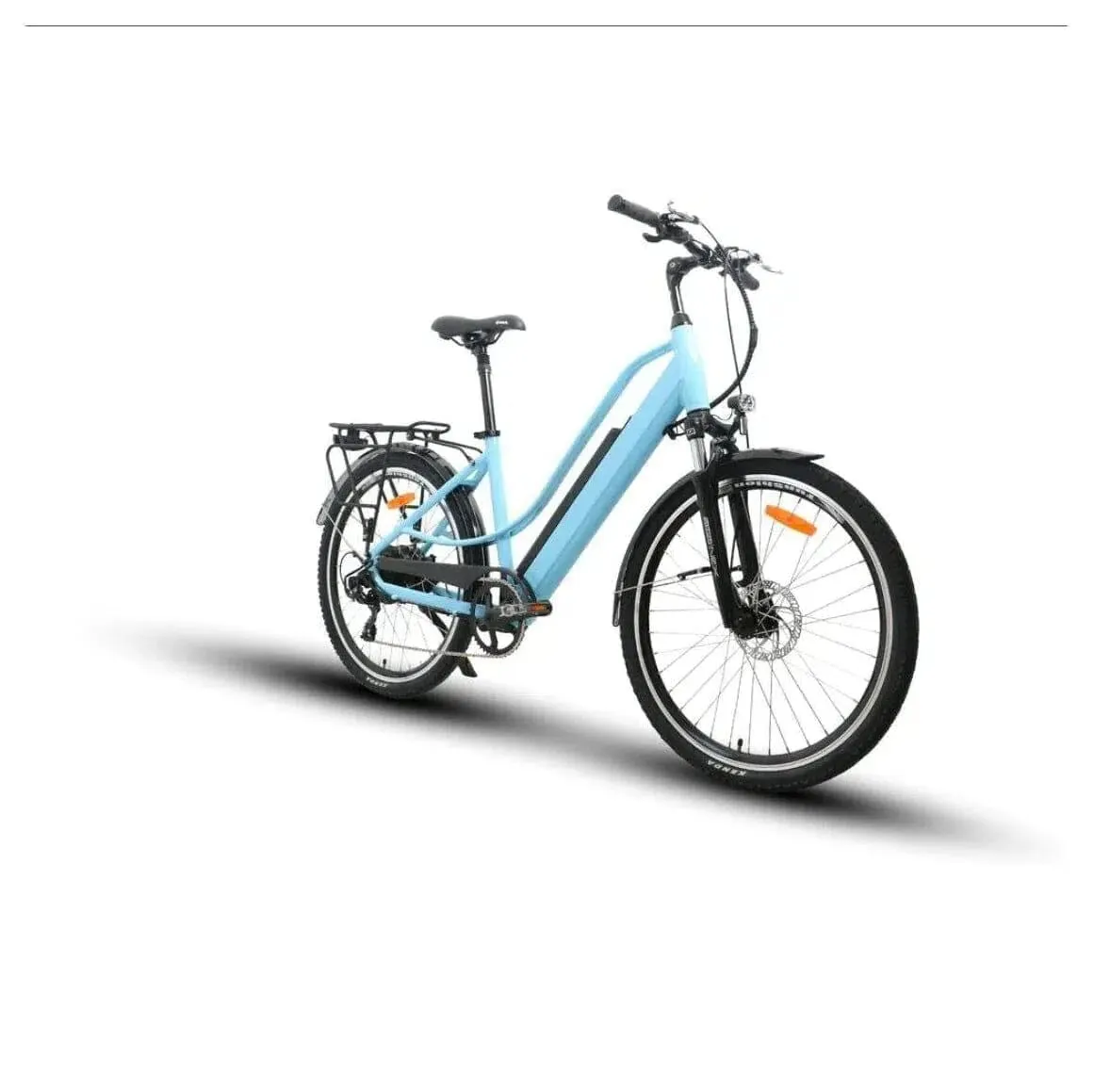 EUNORAU| E-TORQUE 48V500W Cruiser Step-Thru Electric Bike