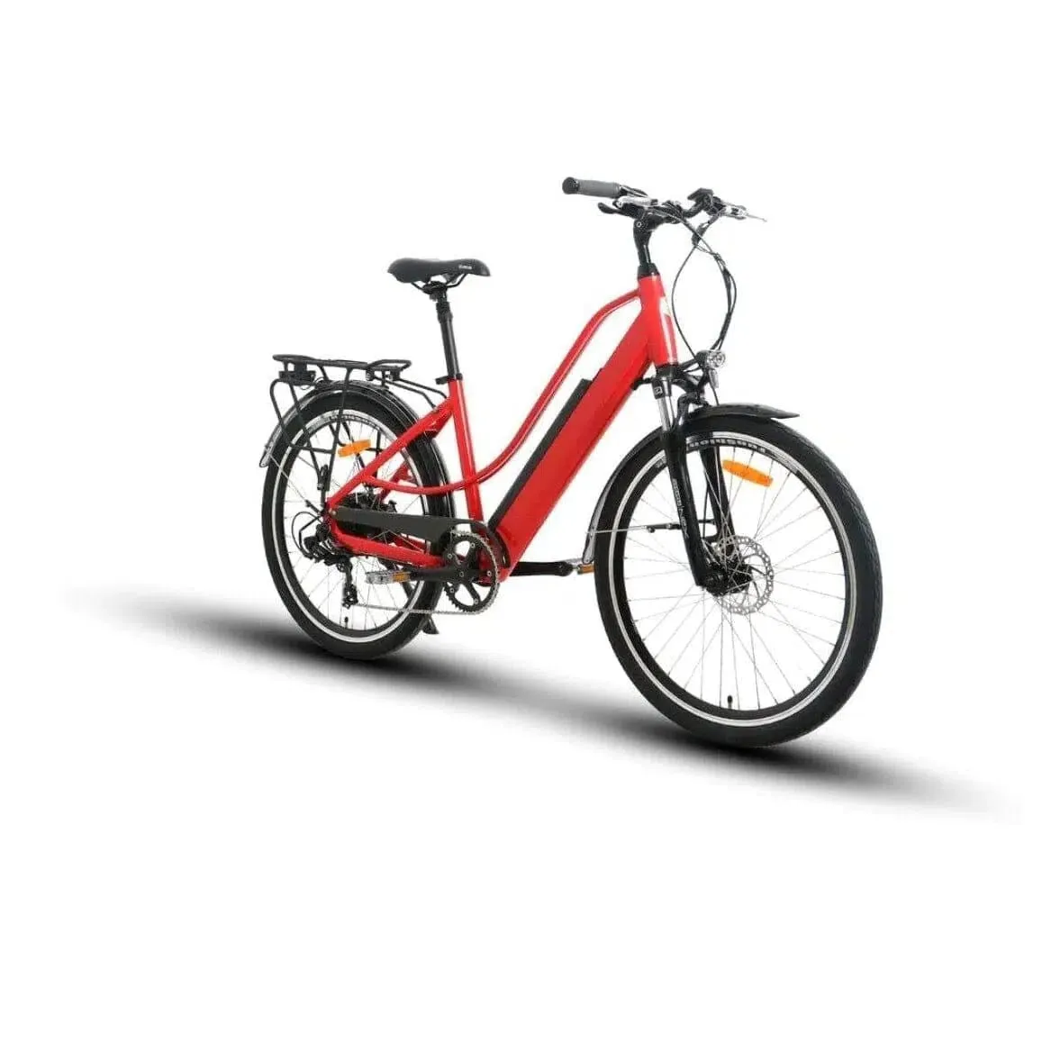EUNORAU| E-TORQUE 48V500W Cruiser Step-Thru Electric Bike