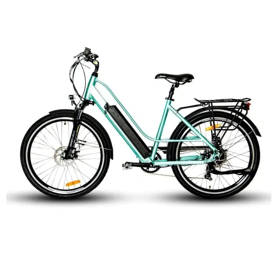 EUNORAU| E-TORQUE 48V500W Cruiser Step-Thru Electric Bike