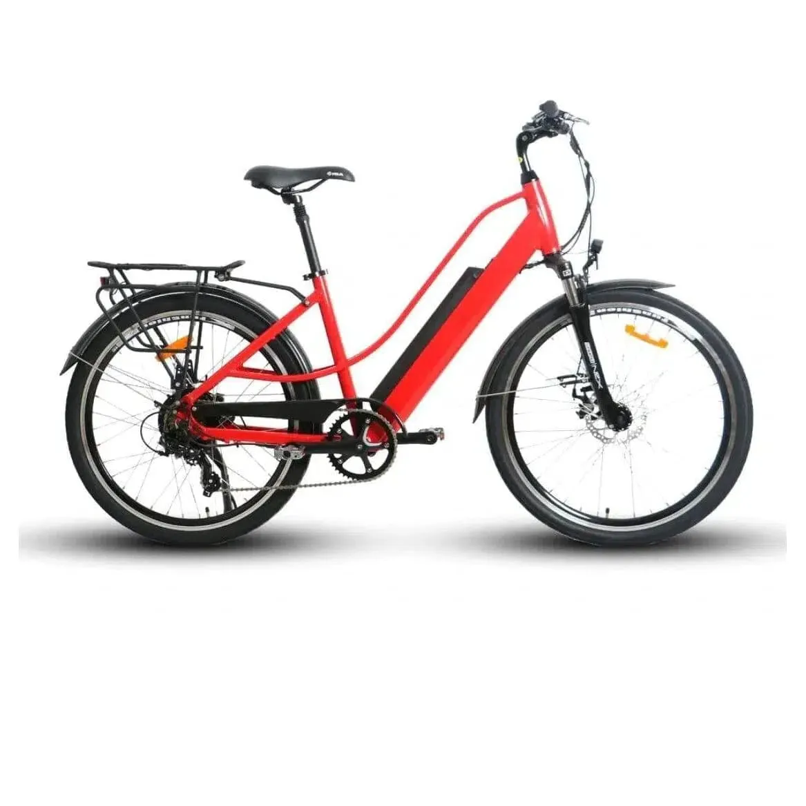 EUNORAU| E-TORQUE 48V500W Cruiser Step-Thru Electric Bike