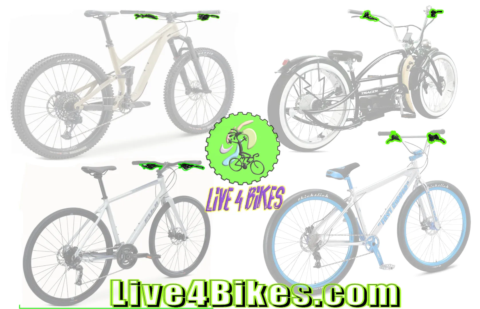 Falcon  Shifter / Brake Set 3x7 Combo 3 spd / 7 spd - Live 4 Bikes