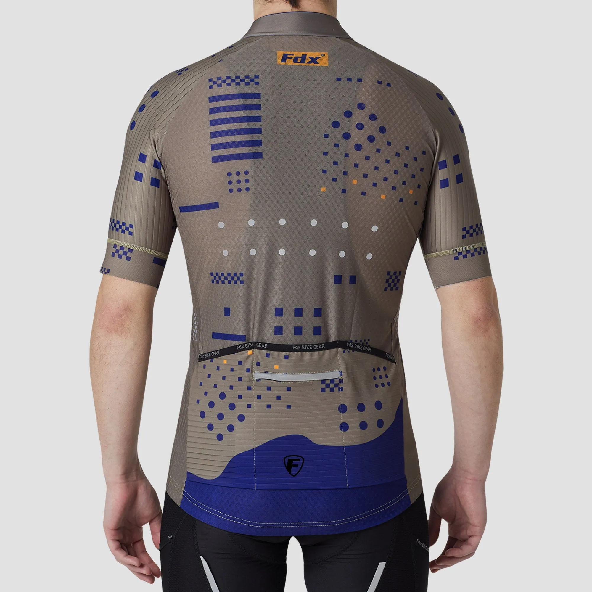 Fdx All Day Green Men's & Boy's Short Sleeve Summer Cycling Jersey