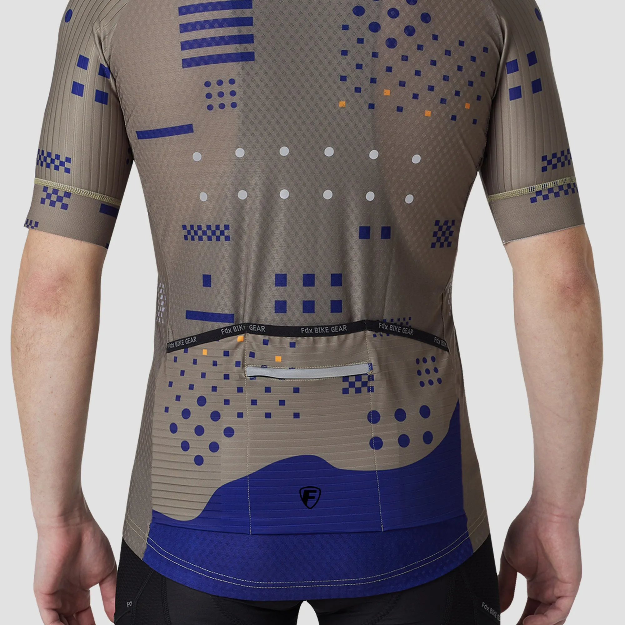 Fdx All Day Green Men's & Boy's Short Sleeve Summer Cycling Jersey