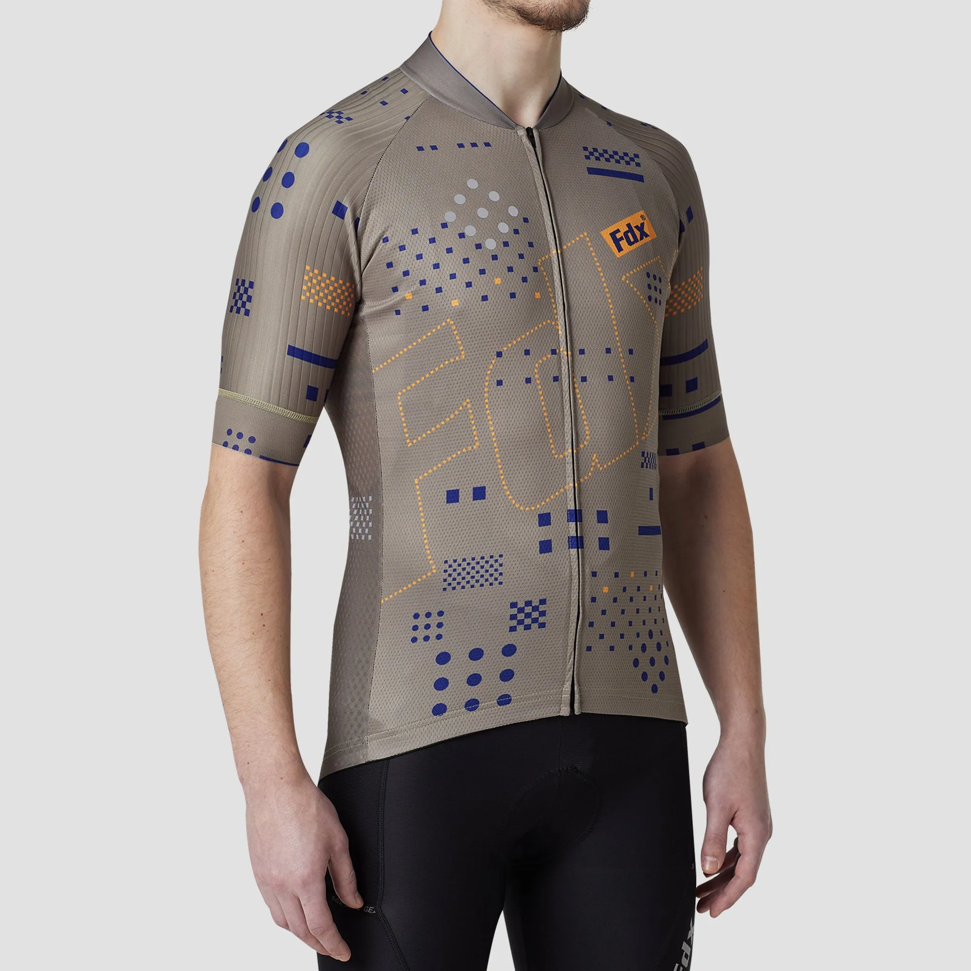 Fdx All Day Green Men's & Boy's Short Sleeve Summer Cycling Jersey