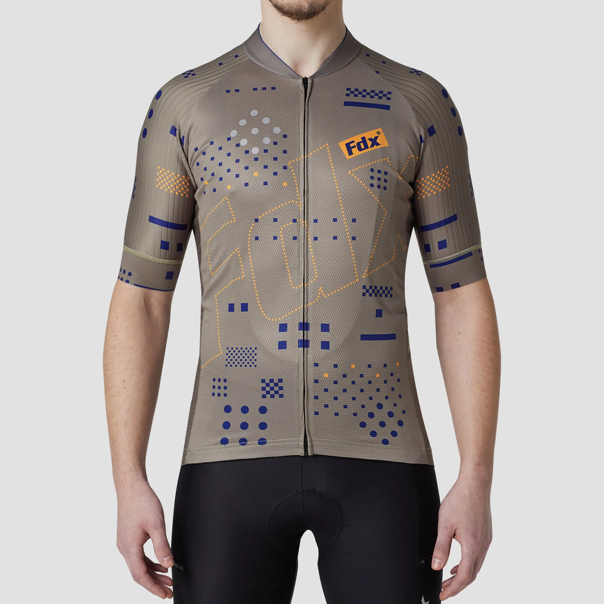 Fdx All Day Green Men's & Boy's Short Sleeve Summer Cycling Jersey