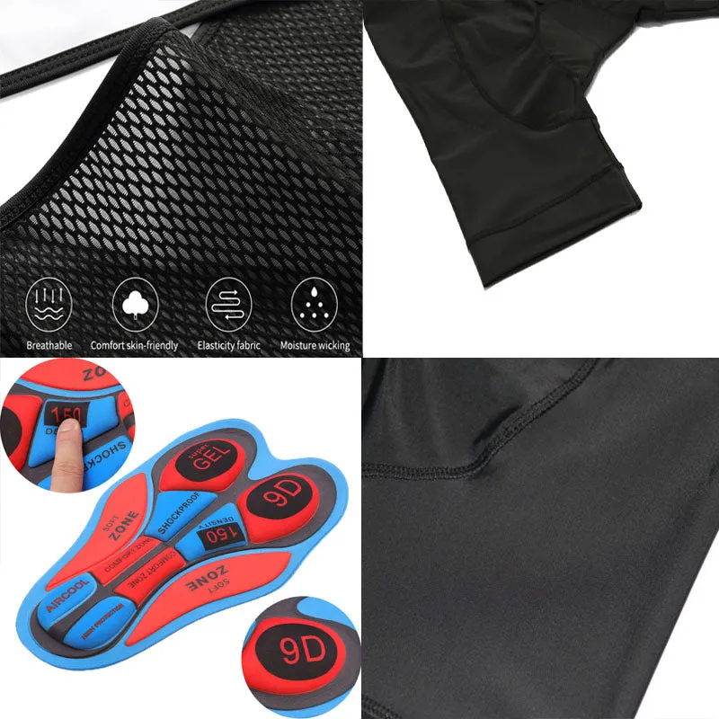 gitane Black-Red Retro Short Sleeve Cycling Kit