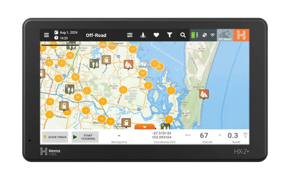 Hema HX-2  Off-Road/On-Road Navigator GPS