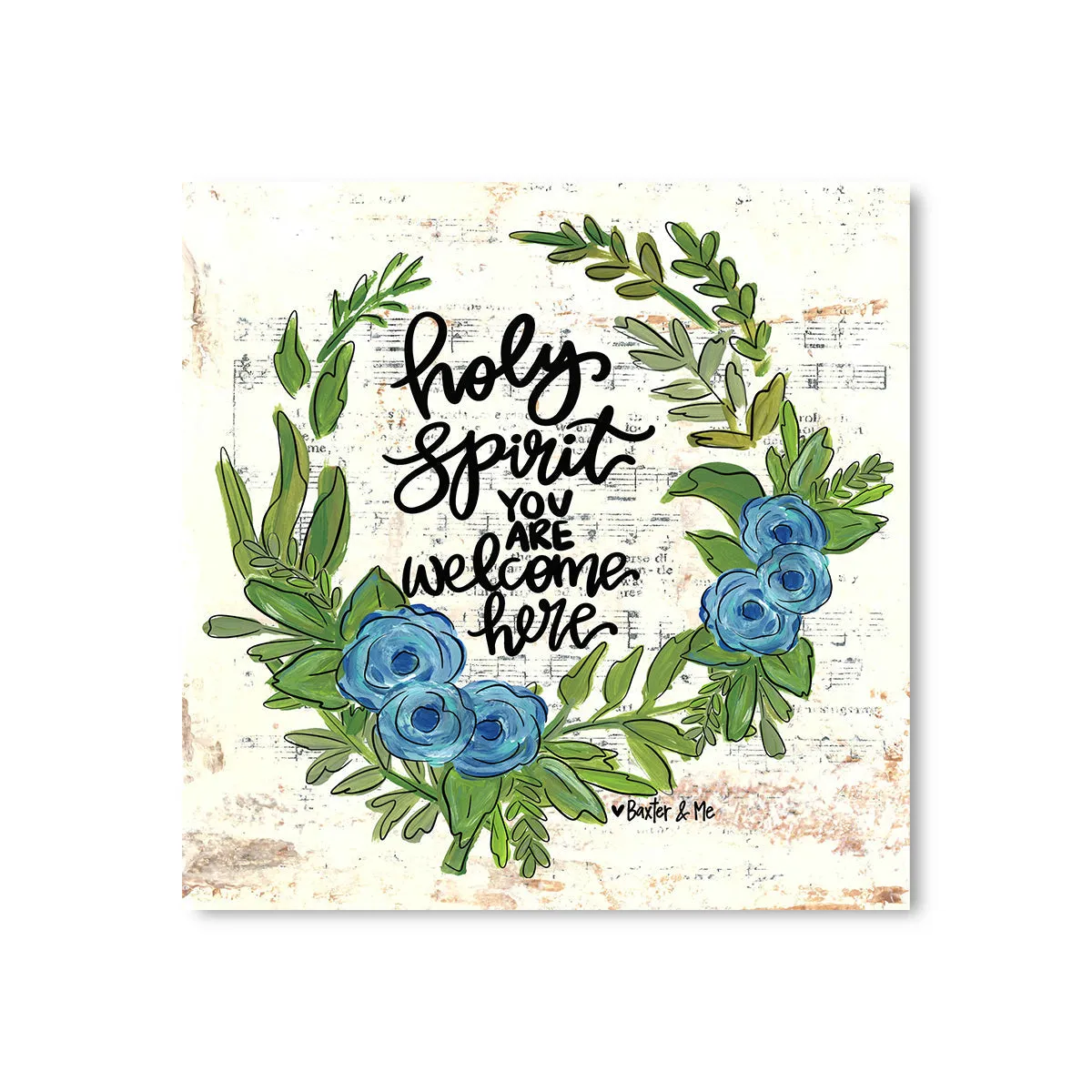 Holy Spirit Wrapped Canvas