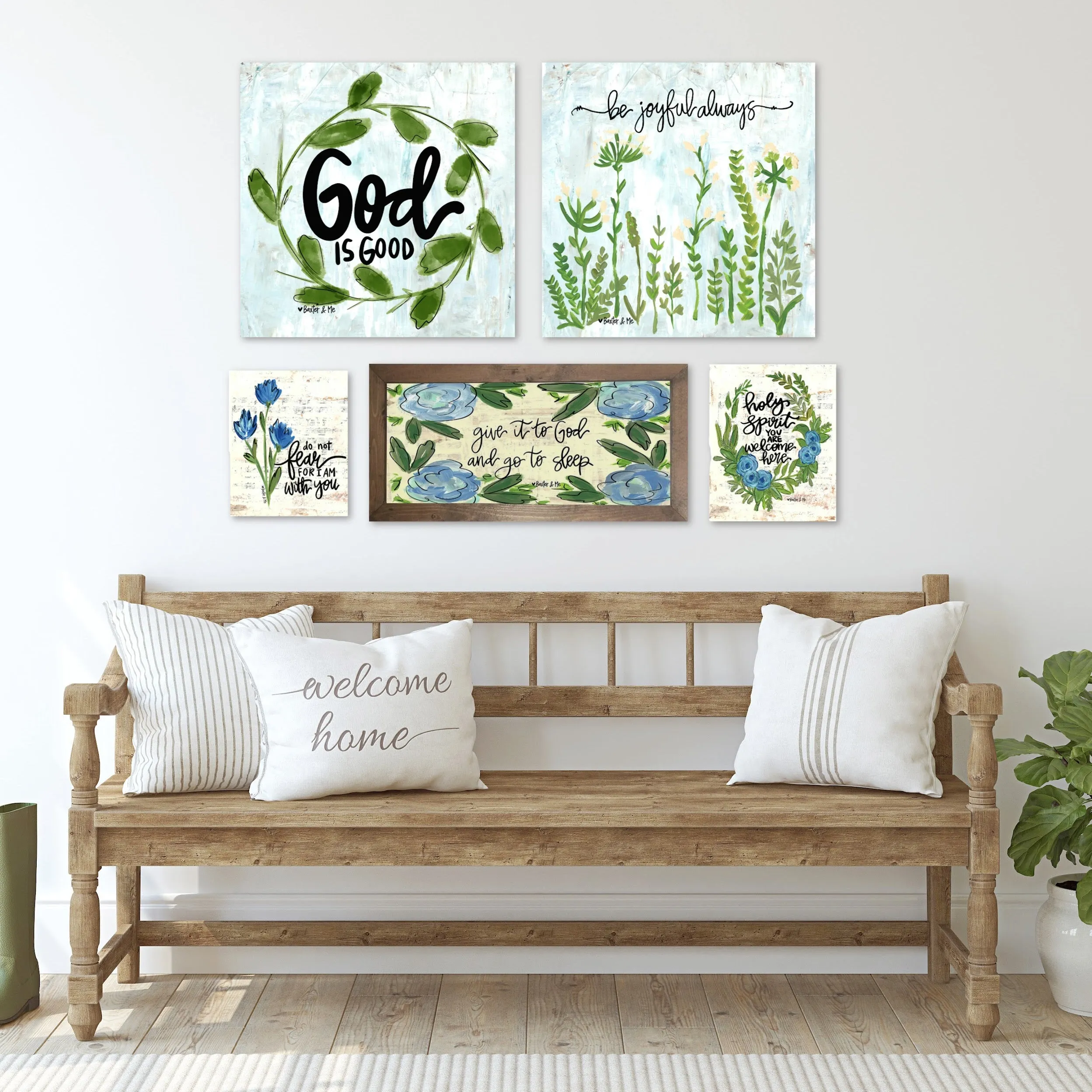 Holy Spirit Wrapped Canvas