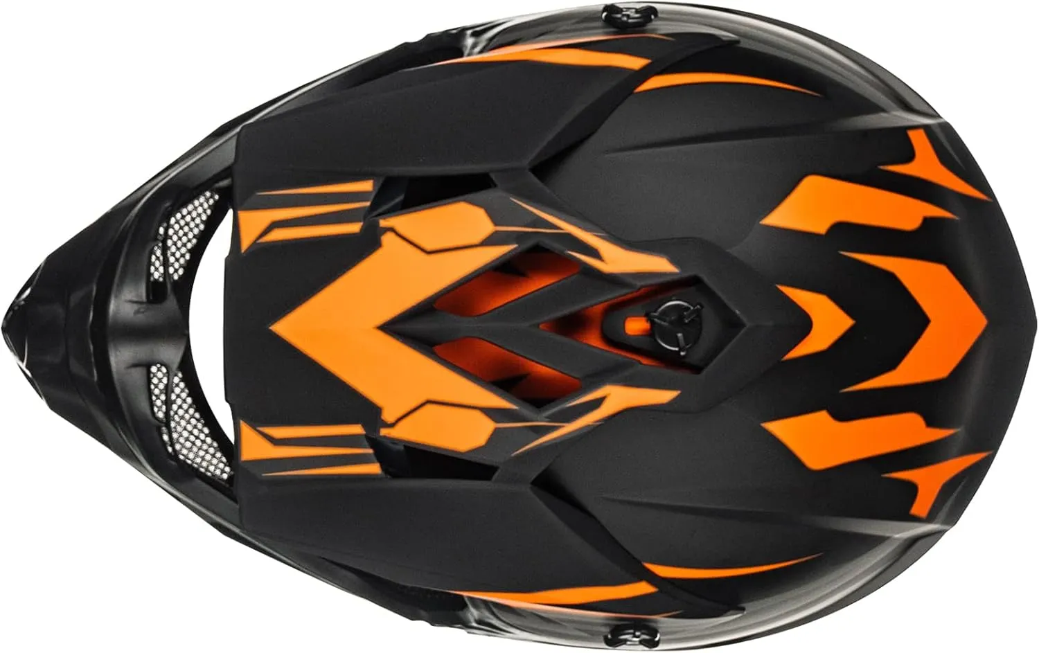 ILM Adult Dirt Bike Helmets Motocross ATV Dirtbike BMX MX Offroad Full Face Motorcycle Helmet, DOT Approved Model 128S (Orange Gray, Adult-XXLarge)