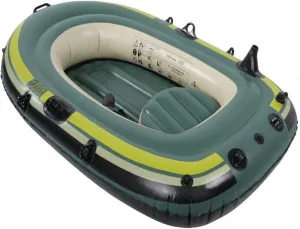 Inflatable Boat Kayak, 2-3 Person, Green, PVC, Modern Style, 200x120x35cm, 200/250kg Capacity