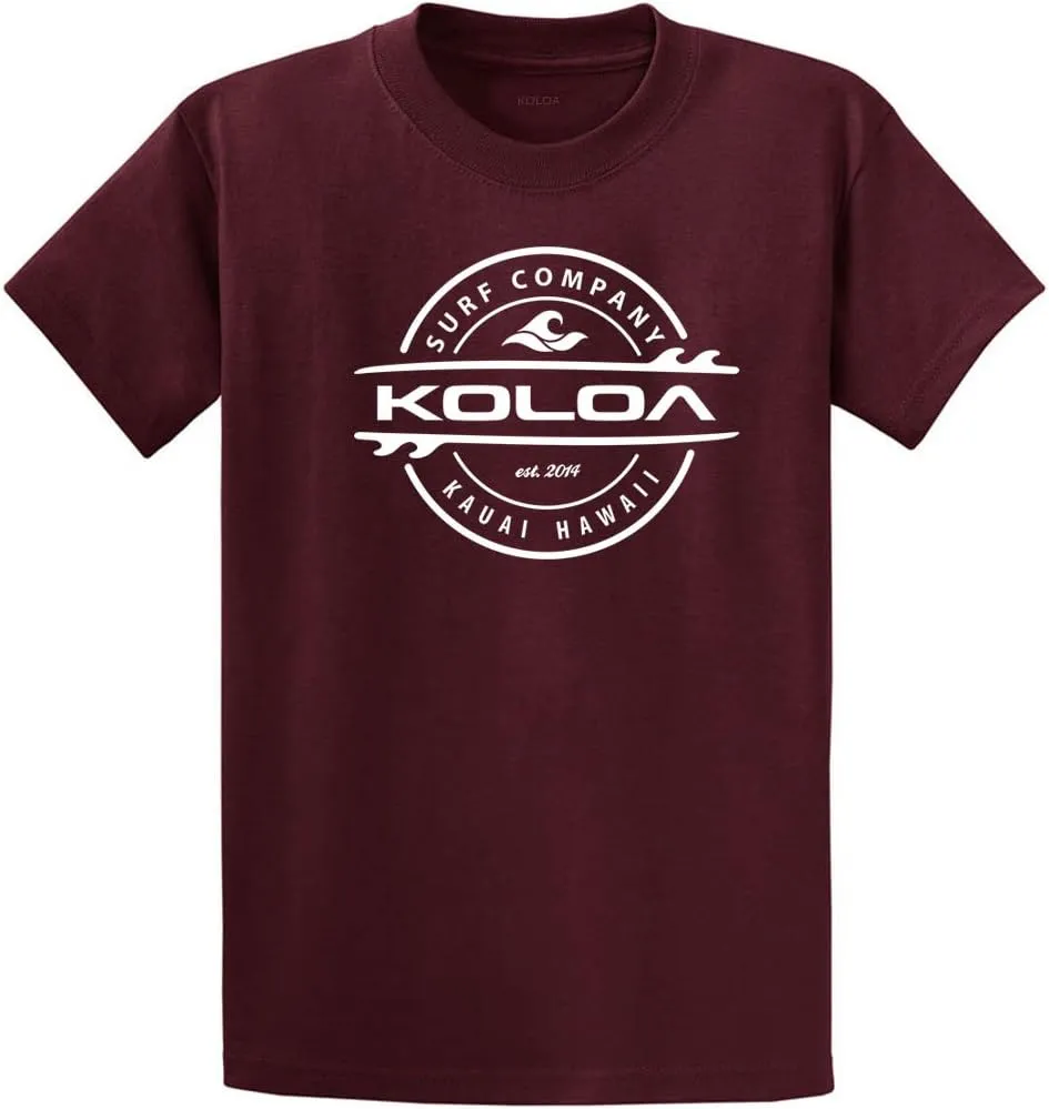 Koloa Surf Youth Thruster Surfboards Logo Heavyweight Tee Sizes XS-XL