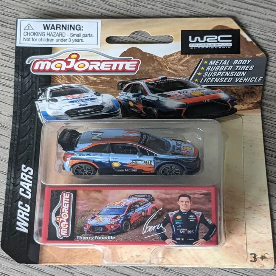 Licensed Majorette WRC CARS Thierry Neuville Diecast Model