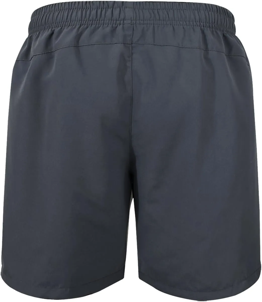 Men's Swim Trunks with Zipper Pockets and Mesh Lining,Beach Shorts with Drawstring Quick Dry Swim Shorts, Solid Beach Shorts