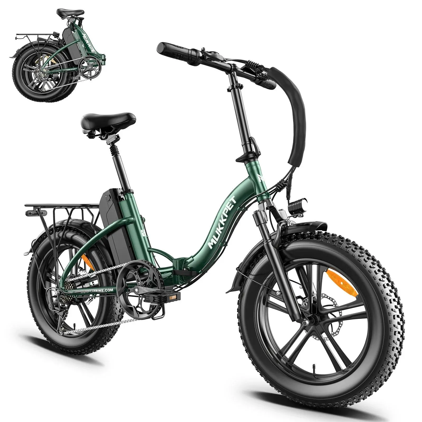 Mukkpet GL Step-Thru Folding 750W 48V Fat Tire Electric Bike
