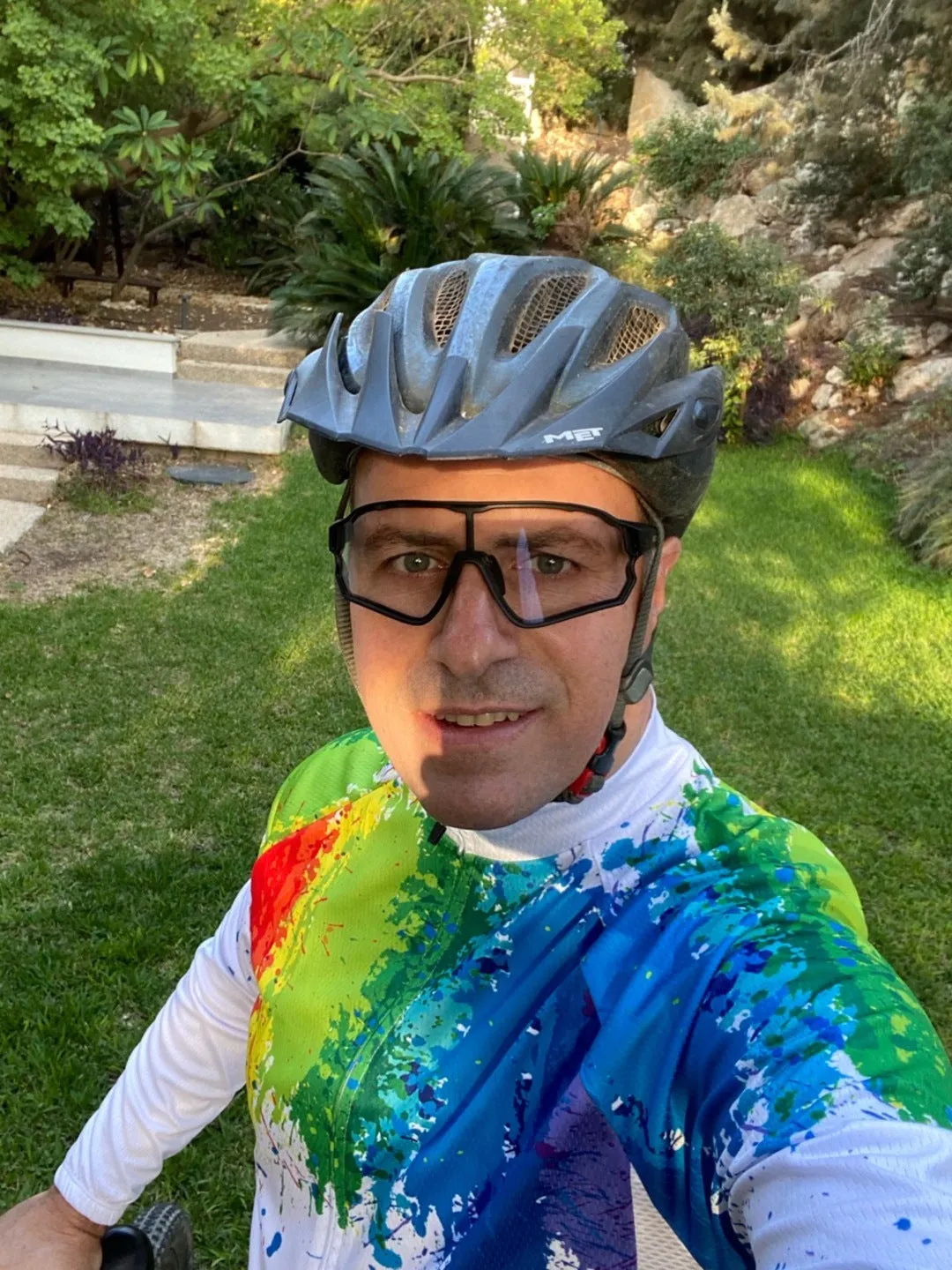 My Rainbow Graffiti | Men's Long Sleeve Cycling Jersey