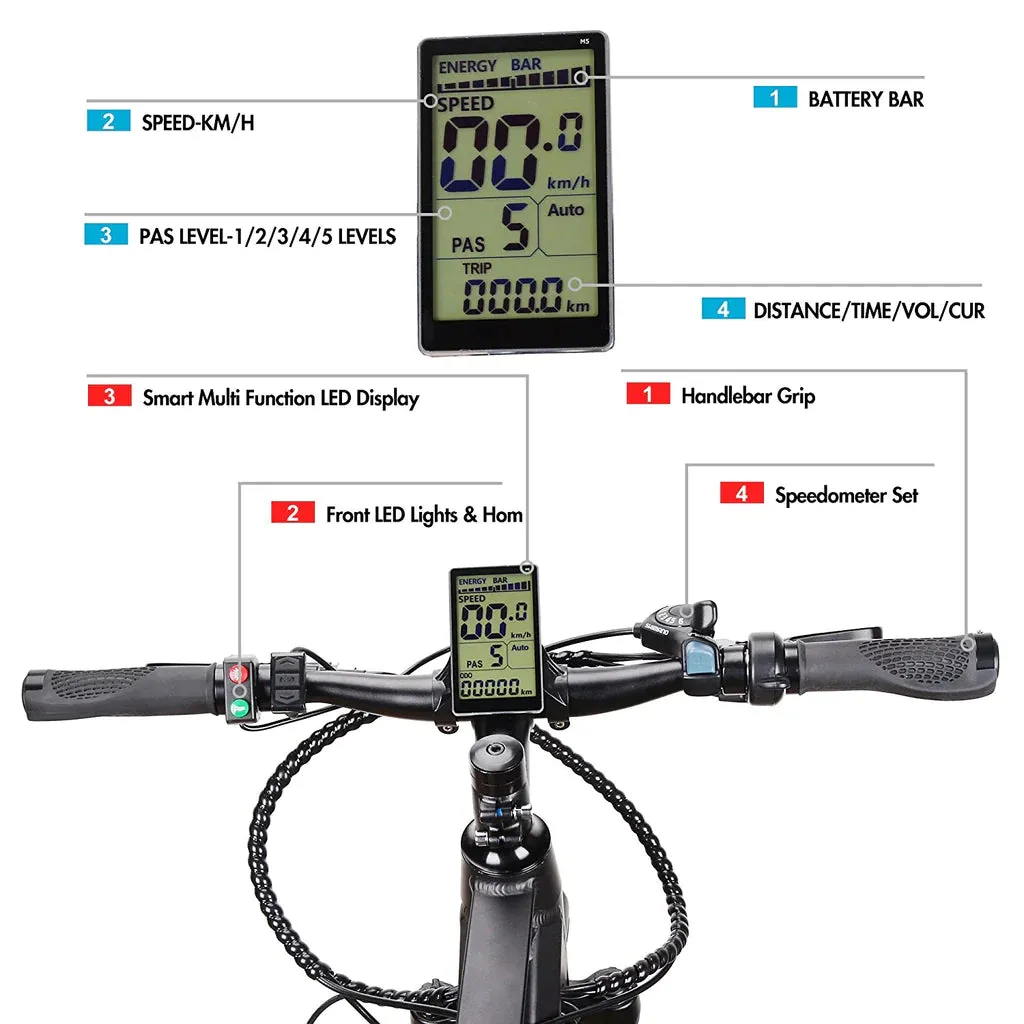 Nakto Ranger 26" Mountain Electric Bike