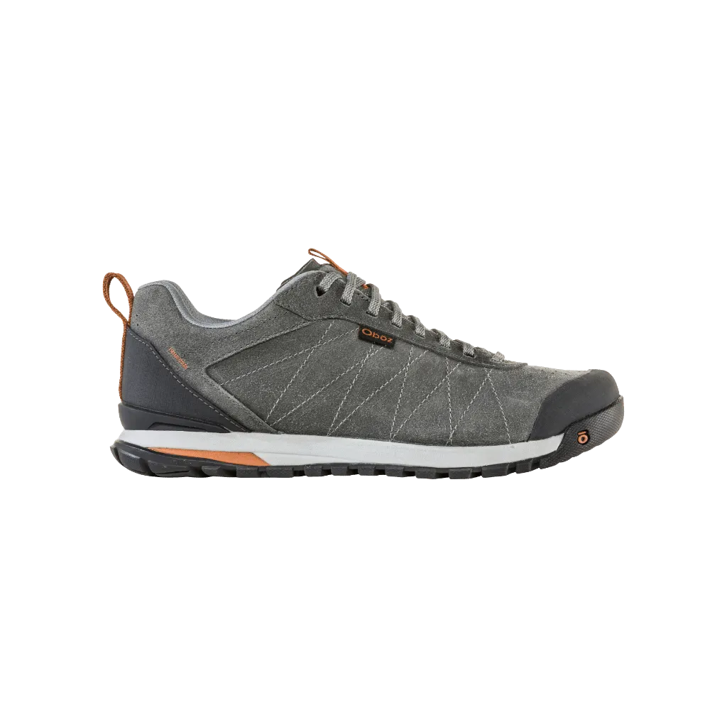 Oboz Men's Bozeman Low Leather Charcoal 74201CHAR