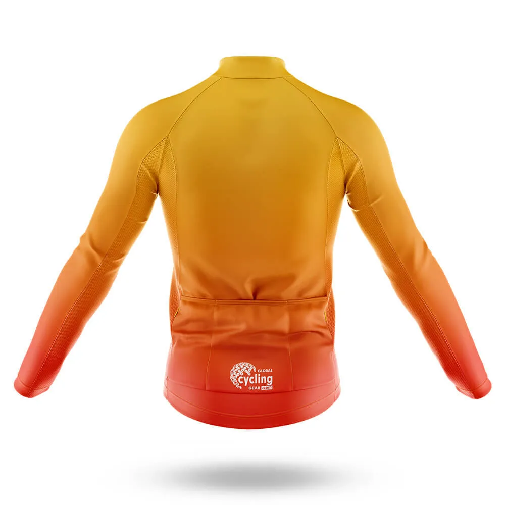 Orange To Yellow - Men's Cycling Kit