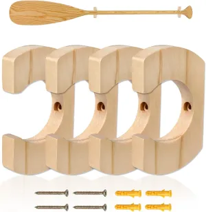 Paddle Hold Hanger Kayak Paddle Racks Wall Storage Keeper Hanging Oar Wall Decor Oar Board Accessories for Kayak Sup Canoe Dragon Boat Paddles