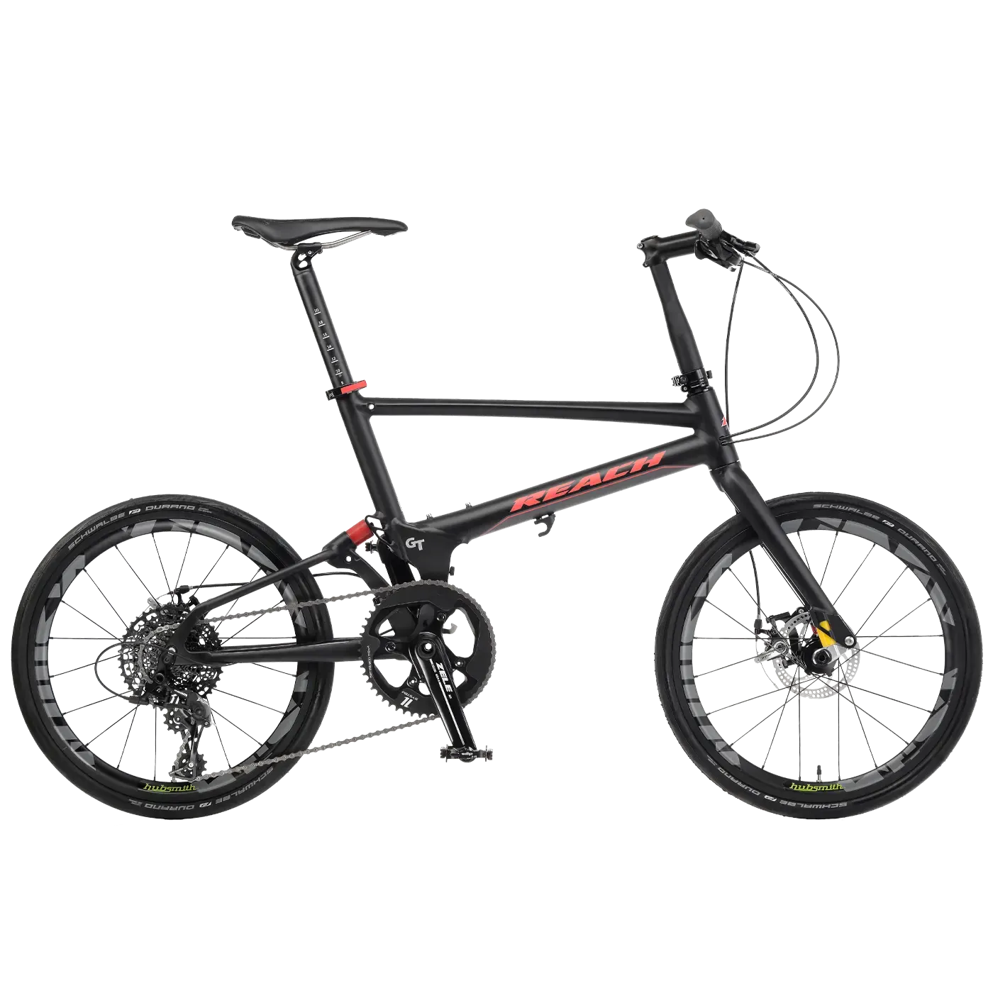 Reach GT | 11-Speed | Packable Road Bike  | Black