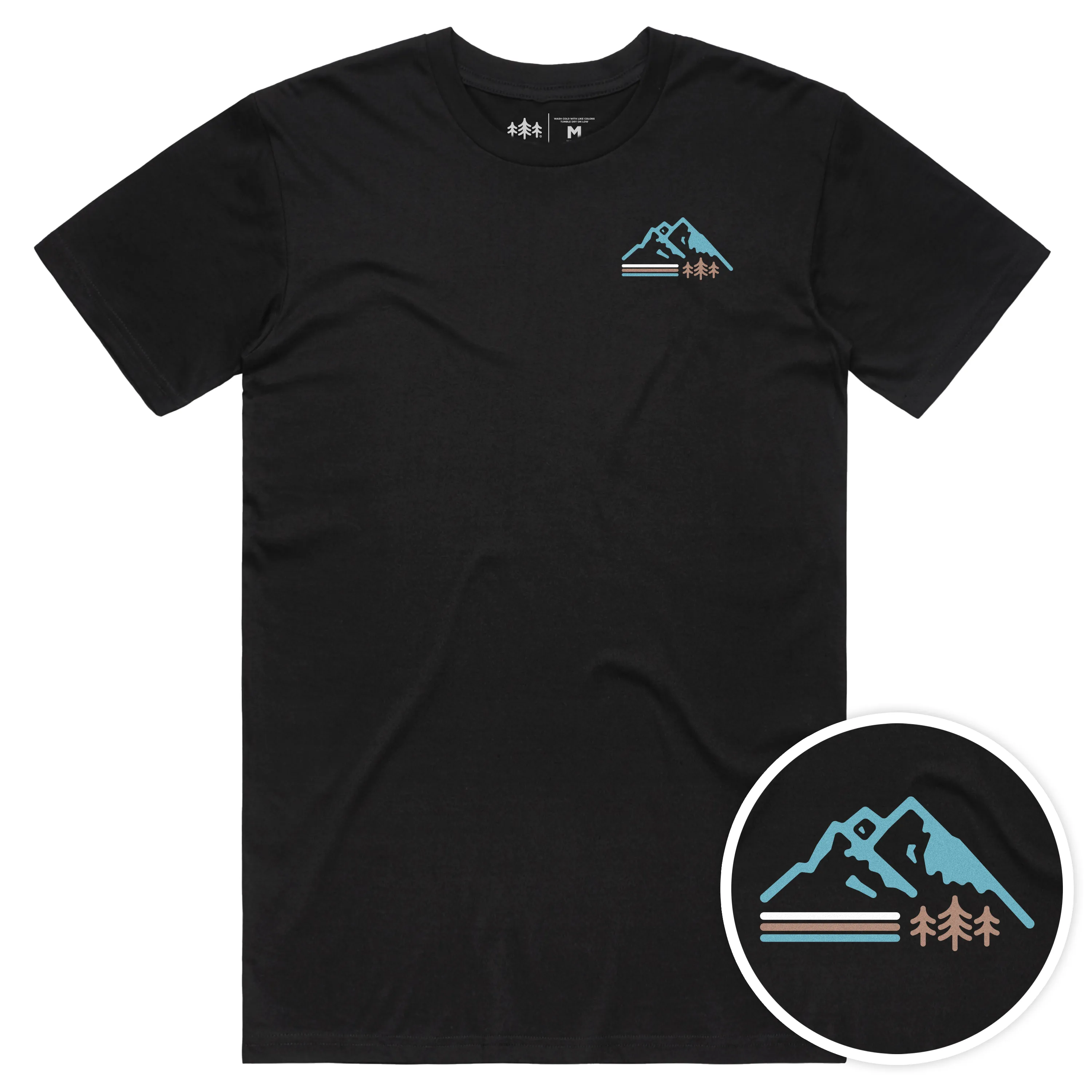 Retro Mountain Staple Cotton Tee