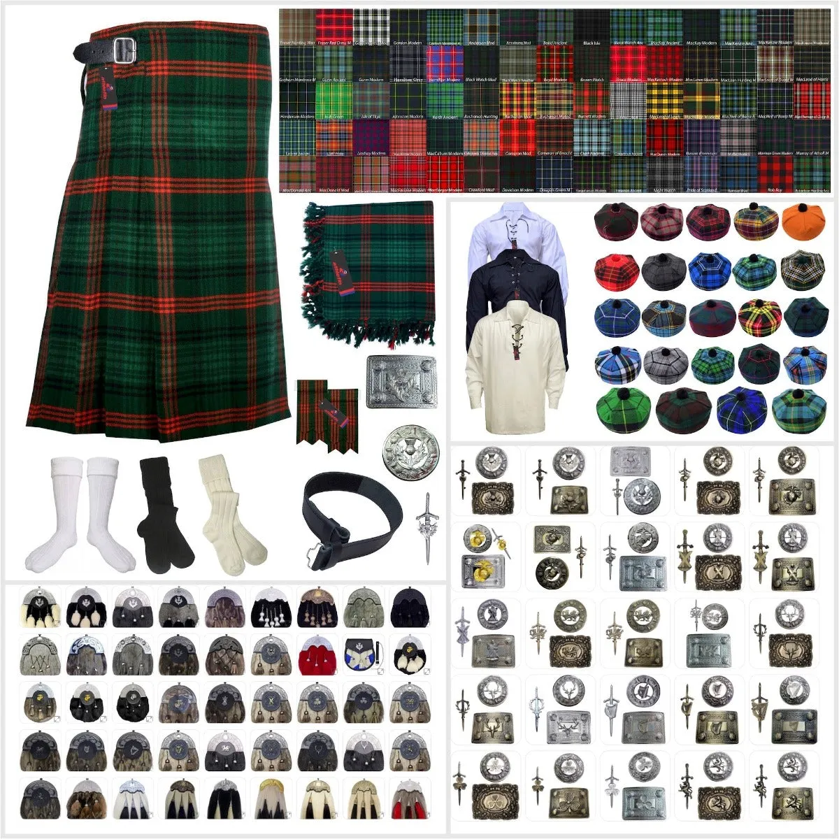 Ross Hunting Tartan Kilt - Highland Tradition Redefined
