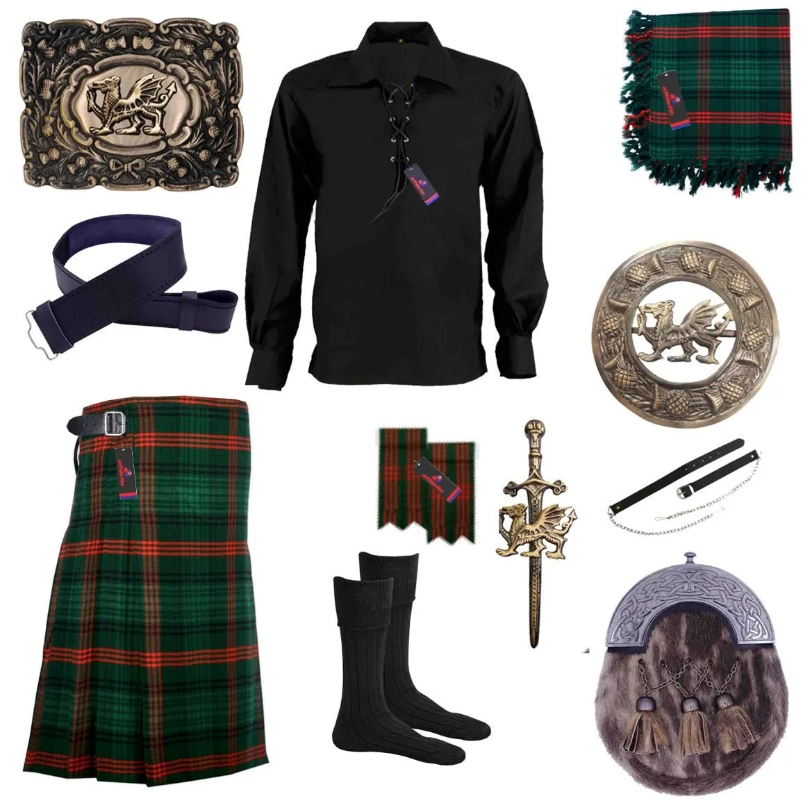 Ross Hunting Tartan Kilt - Highland Tradition Redefined