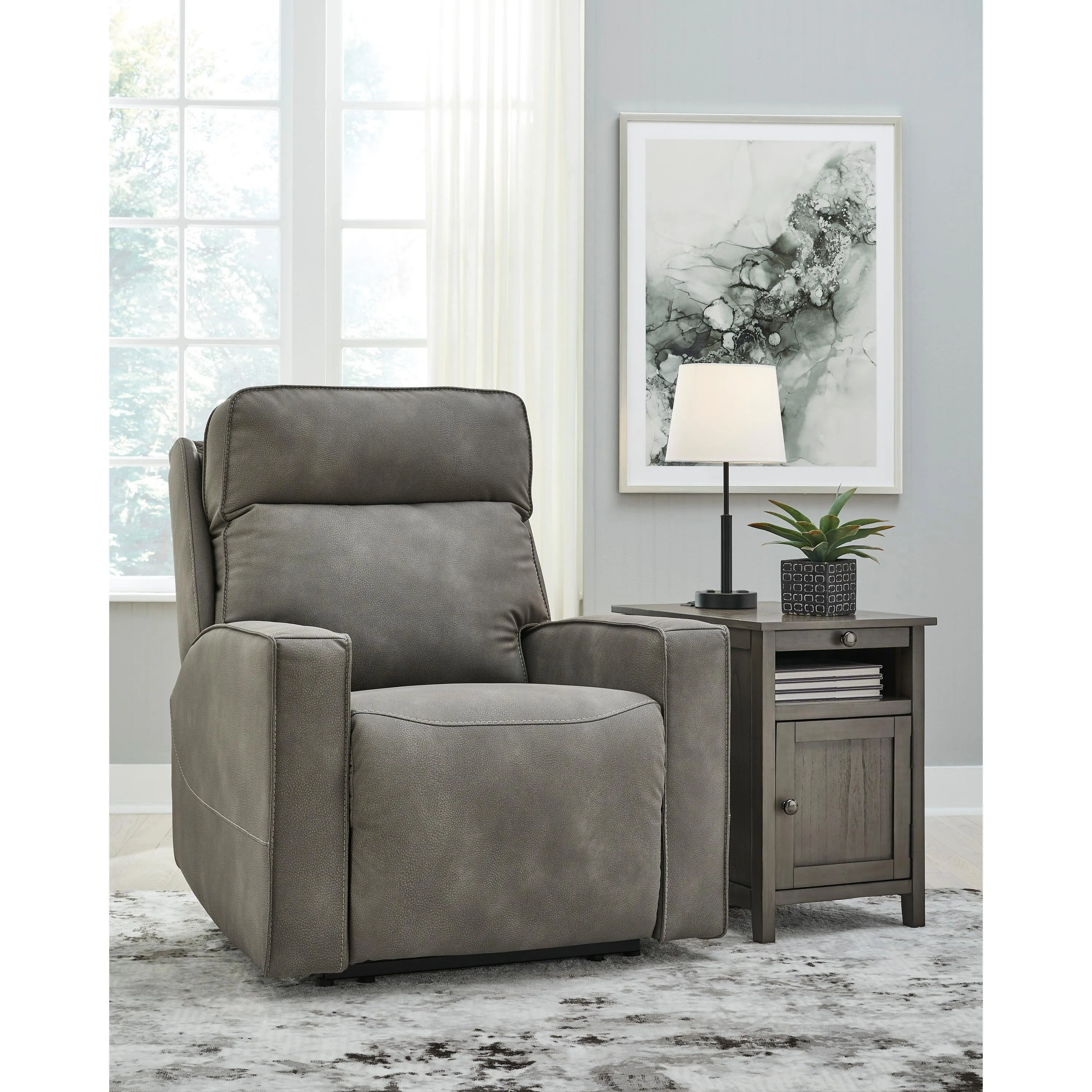 Signature Design by Ashley Next-Gen Durapella Power Fabric Recliner 4510206C