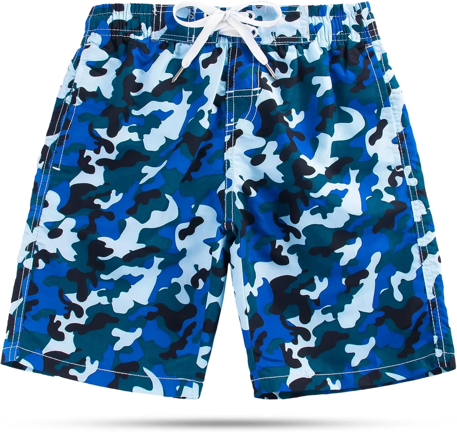 SIX ISLANDS Boys Swim Trunks - Quick-Dry, Comfortable, Ages 5/6 to 18/20 - Fun Patterns, Durable Design Boys Bathing Suit