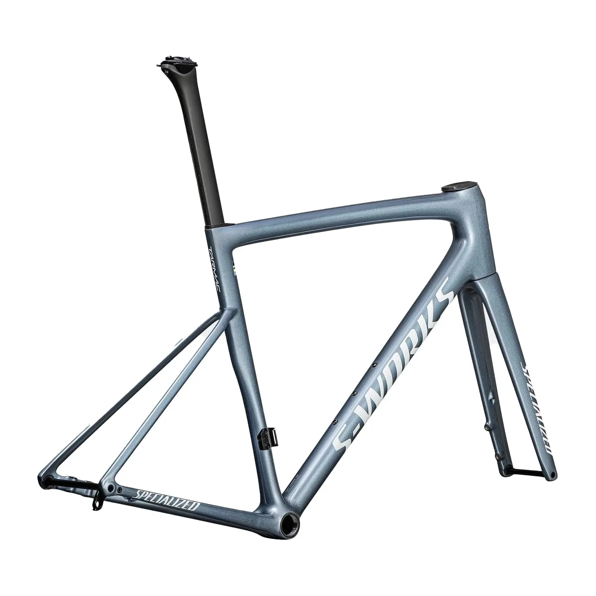SPECIALIZED Sworks Tarmac SL8 2025 Road Frameset - GLOSS GLACIAL METALLIC / RED TO GOLD PEARL / WHITE