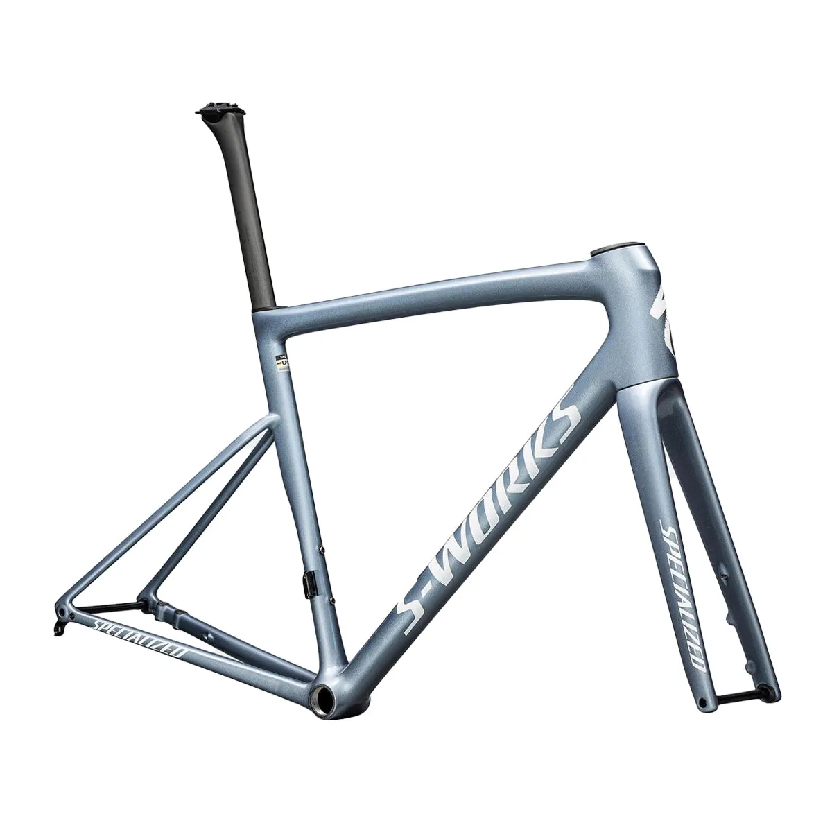 SPECIALIZED Sworks Tarmac SL8 2025 Road Frameset - GLOSS GLACIAL METALLIC / RED TO GOLD PEARL / WHITE