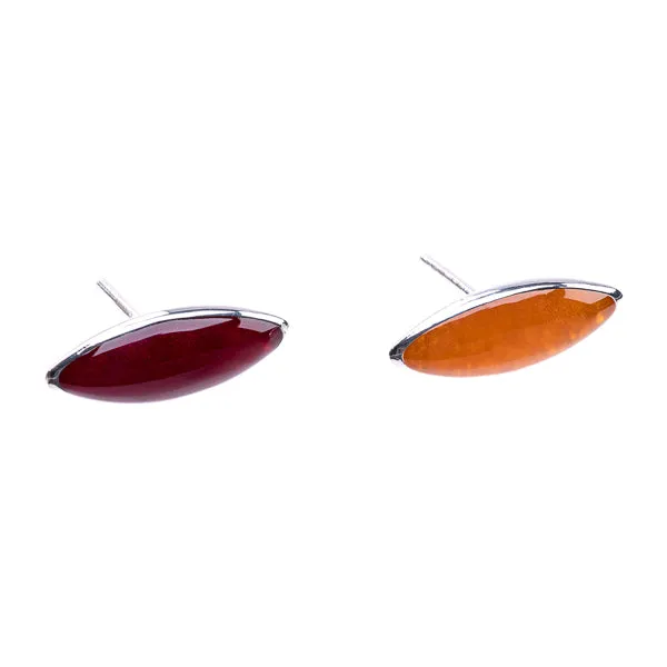 SUR UN VOLCAN by Piet Defossez - Bella Stud Earrings