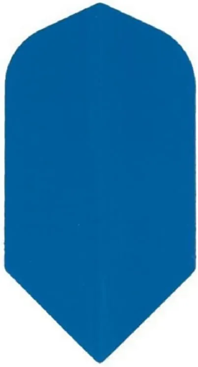 US Darts 5 Sets (15 Flights) Blue Slim Flights - 75 Micron