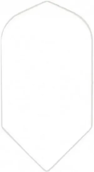 US Darts 5 Sets (15 Flights) White Slim Flights - 75 Micron