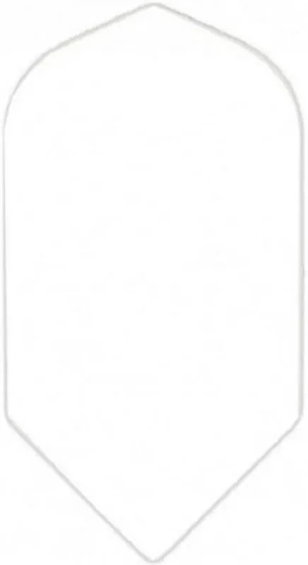 US Darts 5 Sets (15 Flights) White Slim Flights - 75 Micron