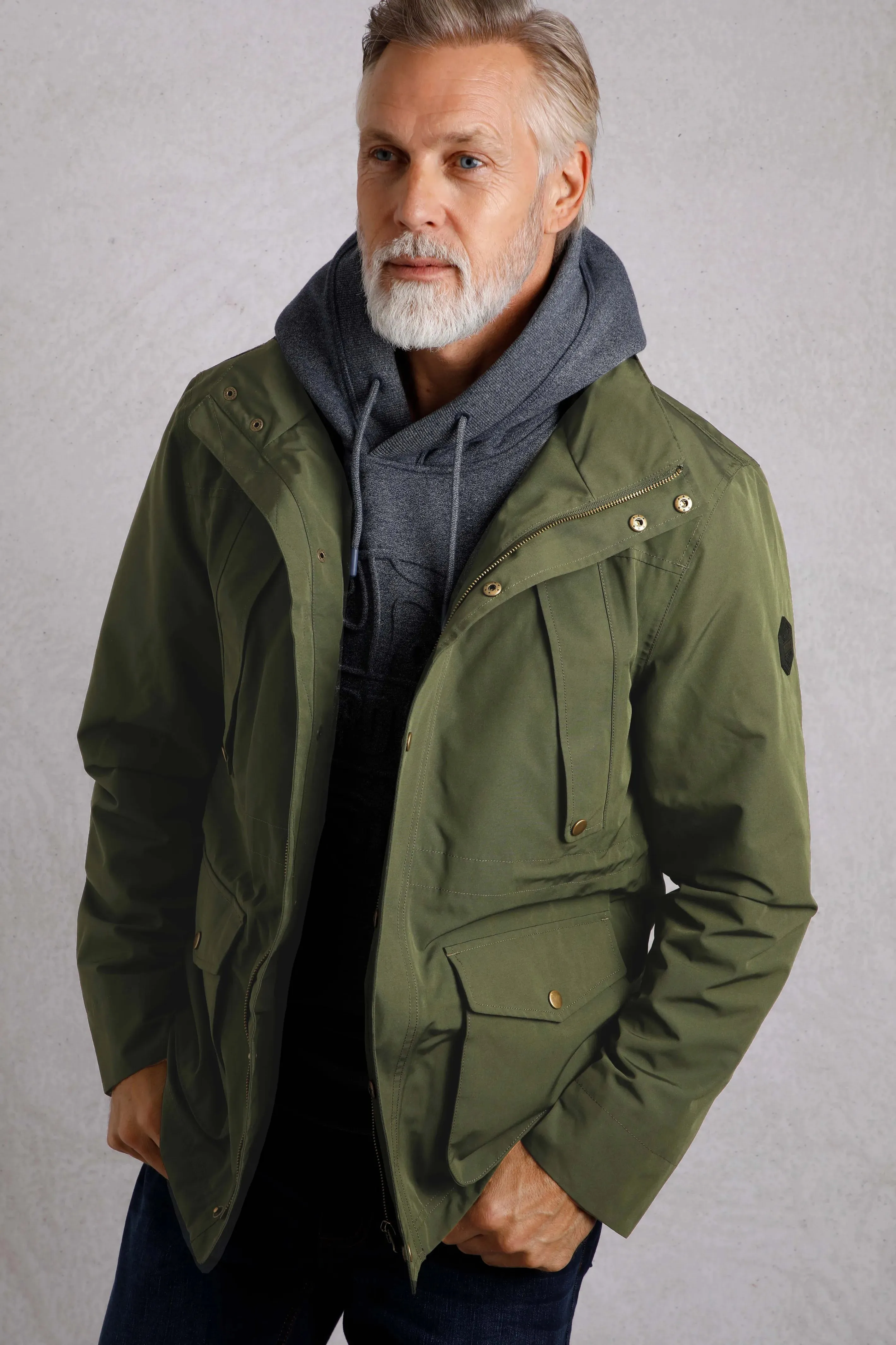 Weird Fish M Fir Green Seathwaite Waterproof Feild Jacket