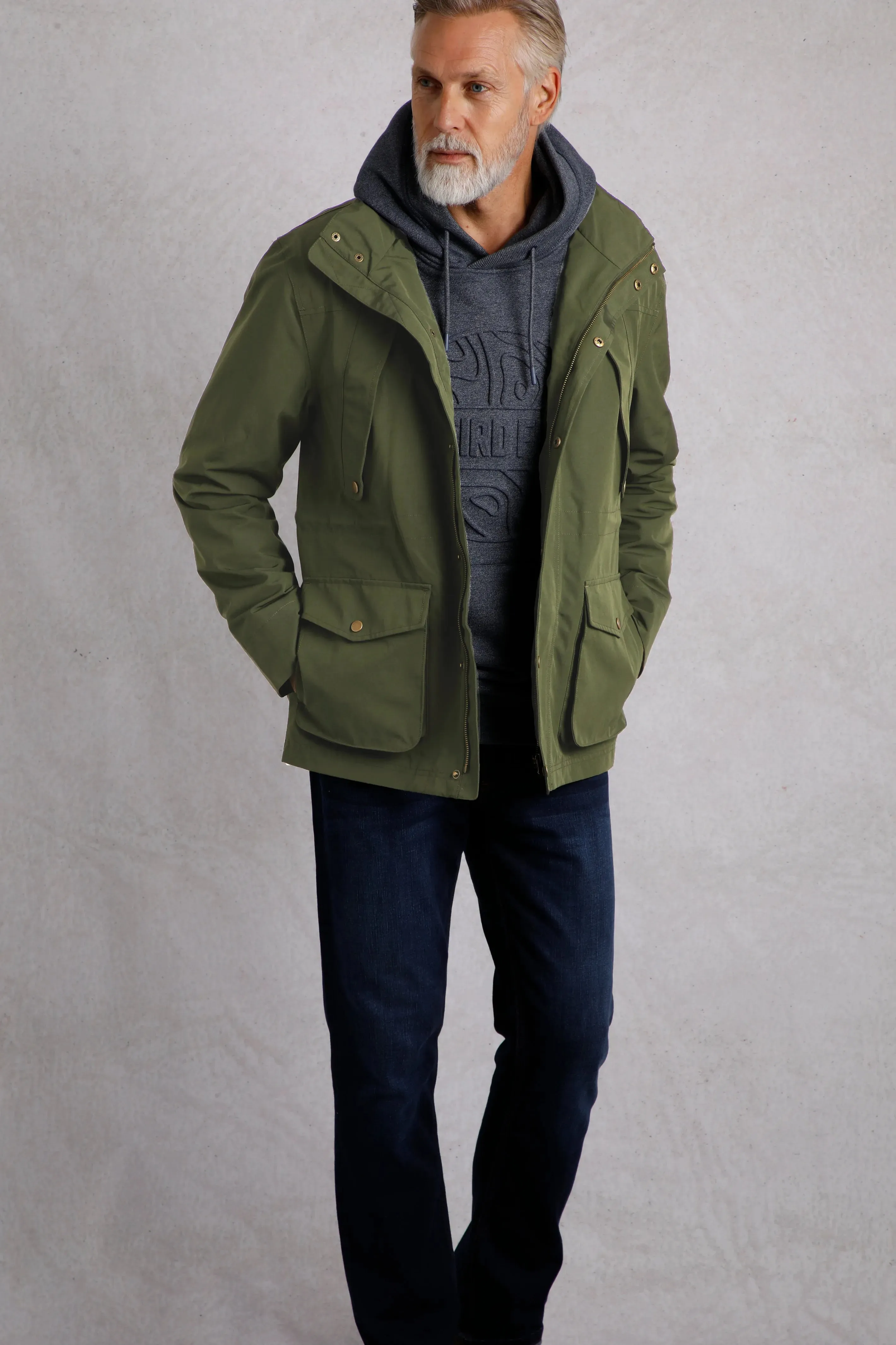 Weird Fish M Fir Green Seathwaite Waterproof Feild Jacket