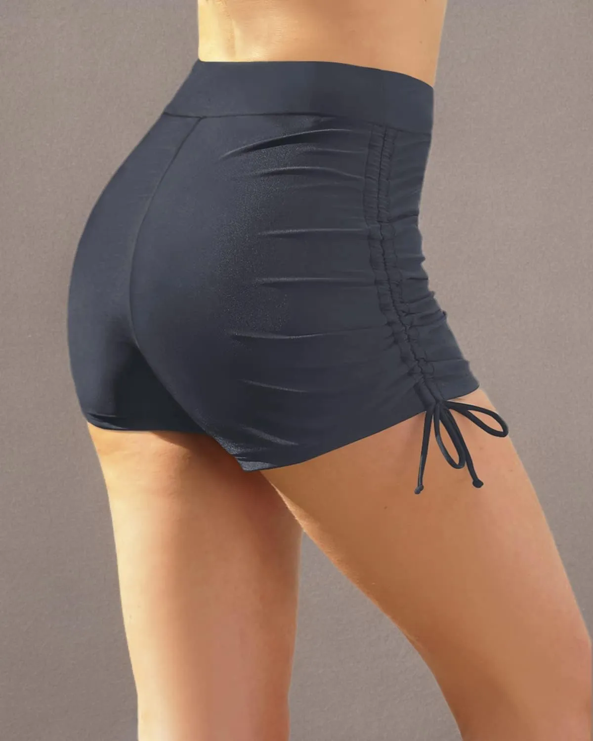 Yonique Women's Swim Shorts High Waisted Bathing Suit Bottoms Tummy Control Boy Shorts Board Shorts