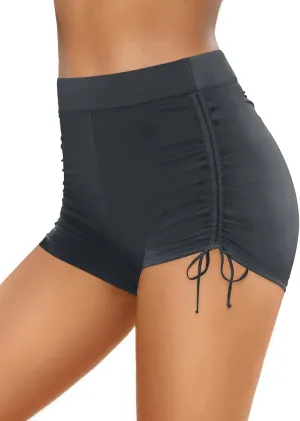 Yonique Women's Swim Shorts High Waisted Bathing Suit Bottoms Tummy Control Boy Shorts Board Shorts