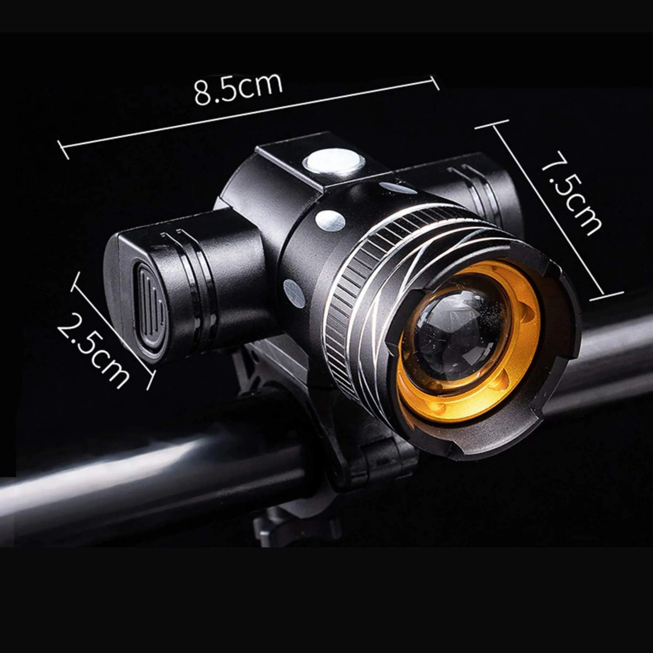 Zoomable LED Bicycle Light