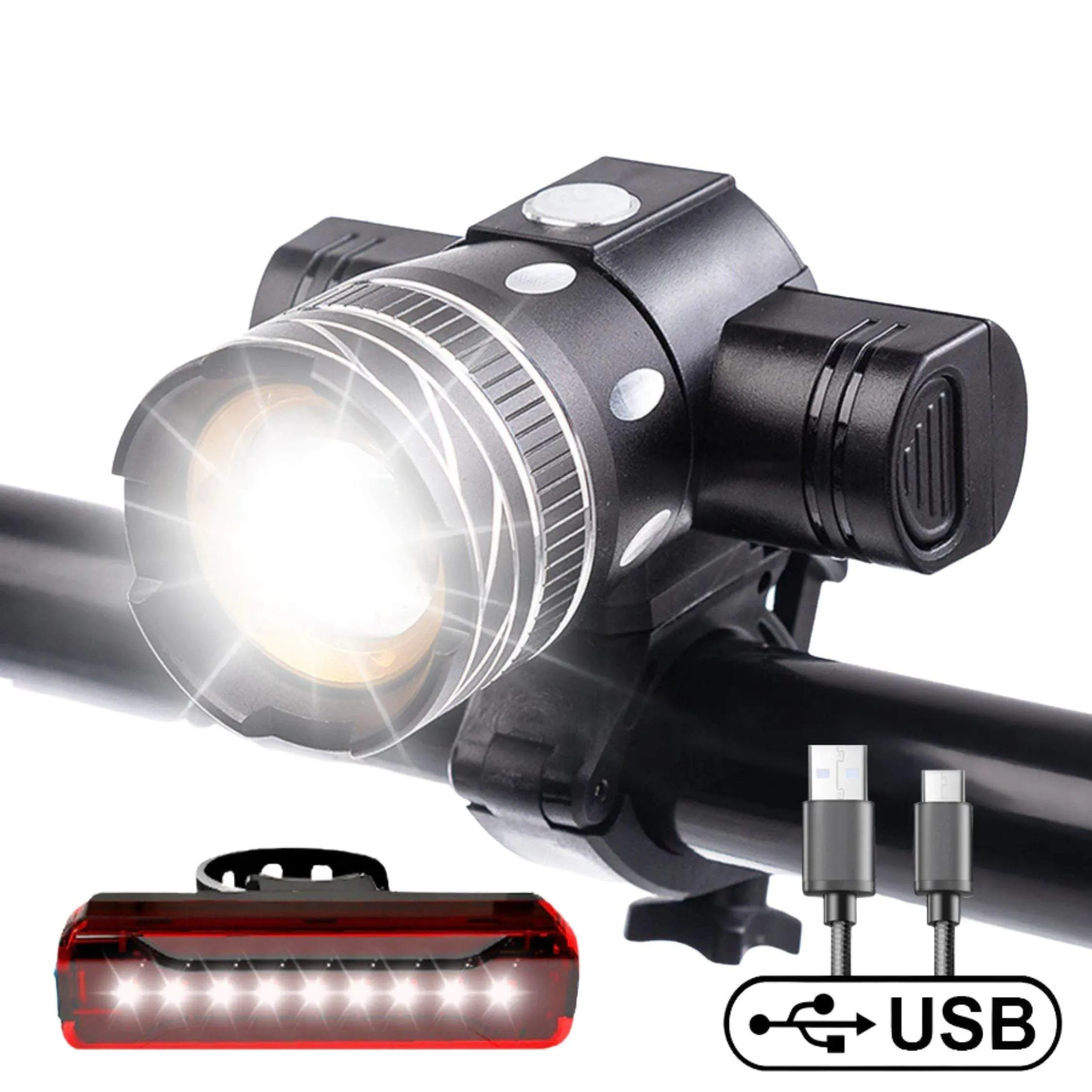 Zoomable LED Bicycle Light